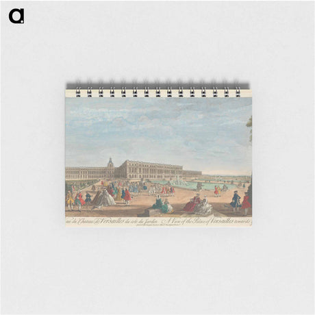 アートメモ帳-A View of the Palace of Versailles towards ye Garden
 - イェール大学アートギャラリー Memo.