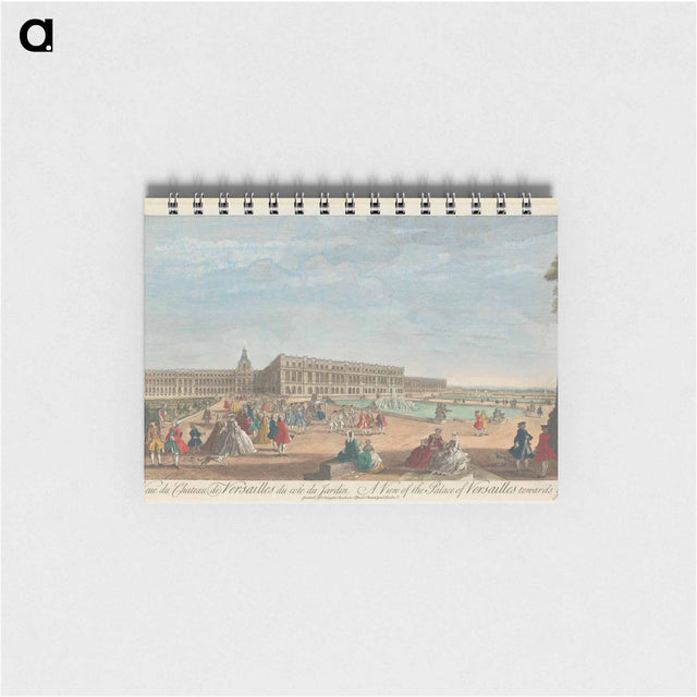 アートメモ帳-A View of the Palace of Versailles towards ye Garden
 - イェール大学アートギャラリー Memo.