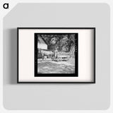 Untitled photo, possibly related to: Young son of tenant farmer gathering sticks for workers to string tobacco on. Granville County, North Carolina - ドロテア ラング Poster.