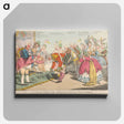 アートパネル-A Boo at Court - or The Highland Salute Front & Rear
 - イェール大学アートギャラリー Canvas.
