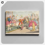 アートパネル-A Boo at Court - or The Highland Salute Front & Rear
 - イェール大学アートギャラリー Canvas.