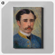 アートパネル-Portrait of a Man (Monsieur Charpentier)
 - バーンズ・コレクション Canvas.