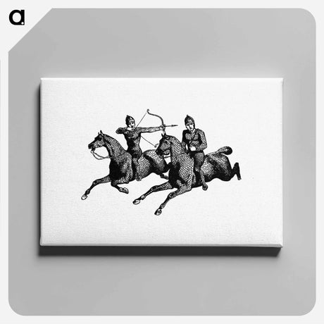アートパネル-The Jazyges from Old And Modern Hungary
 - 大英図書館 Canvas.