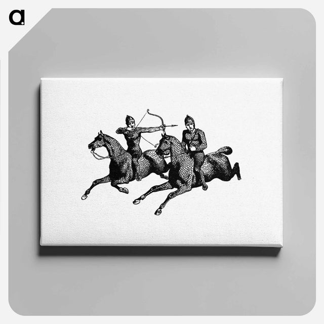 アートパネル-The Jazyges from Old And Modern Hungary
 - 大英図書館 Canvas.