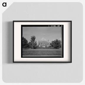 アートポスター-The Aldridge Plantation owner's home near Leland, Mississippi - ドロテア ラング Poster.
