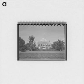 アートメモ帳-The Aldridge Plantation owner's home near Leland, Mississippi - ドロテア ラング Memo.