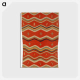 アートポストカード-Germantown Eyedazzler Rug
 - バーンズ・コレクション Postcard.