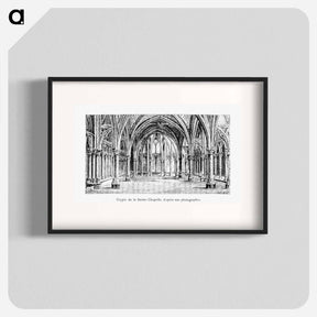 アートポスター-Crypt of the Holy Chapel
 - 大英図書館 Poster.