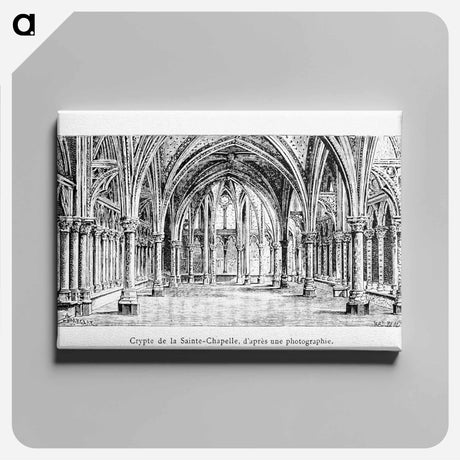 アートパネル-Crypt of the Holy Chapel
 - 大英図書館 Canvas.