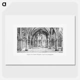 アートポスター-Crypt of the Holy Chapel
 - 大英図書館 Poster.