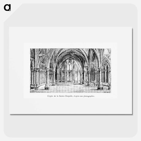 アートポスター-Crypt of the Holy Chapel
 - 大英図書館 Poster.