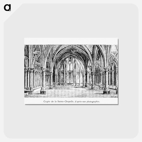 アートポストカード-Crypt of the Holy Chapel
 - 大英図書館 Postcard.