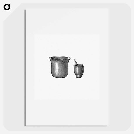 アートポスター-Kitchenware from Portuguese Expedition to Muatianvua Ethnographia and Traditional History of the People of Lunda
 - 大英図書館 Poster.