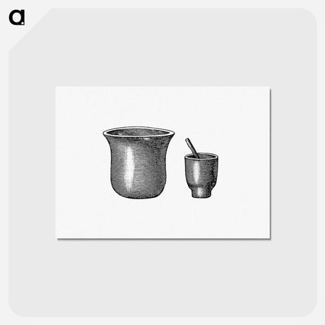 アートポストカード-Kitchenware from Portuguese Expedition to Muatianvua Ethnographia and Traditional History of the People of Lunda
 - 大英図書館 Postcard.