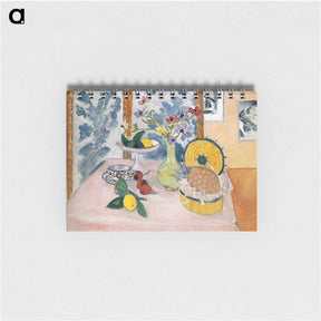 アートメモ帳-Still LIfe, Pineapples, Fruit Bowl, Fruit, Vase of Anemones - アンリ マティス Memo.