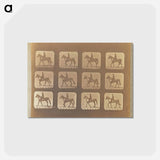 アートポストカード-Walking
 - エドワード マイブリッジ Postcard.