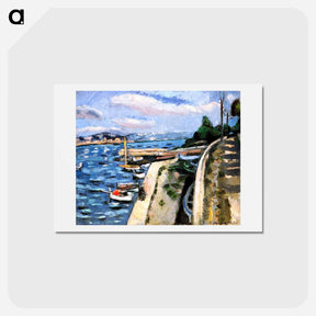 アートポストカード-View of Antibes - アンリ マティス Postcard.