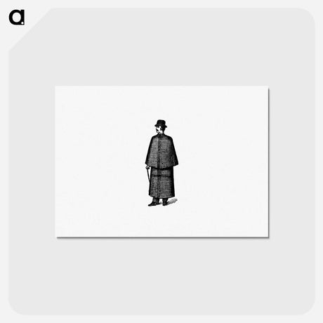 アートポストカード-Gentleman Fashion From Cook's Handbook For London
 - 大英図書館 Postcard.