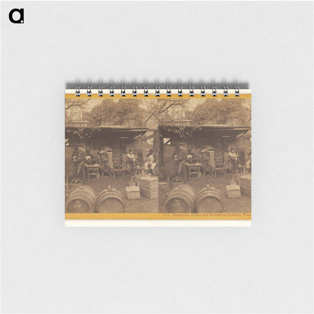 アートメモ帳-Disgorging, Filling and Re-corking Sparkling Wine
 - エドワード マイブリッジ Memo.