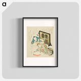 Creating surimono for the New Year - Katsushika Hokusai Poster.