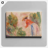 アートパネル-Woman Gathering Flowers
 - バーンズ・コレクション Canvas.
