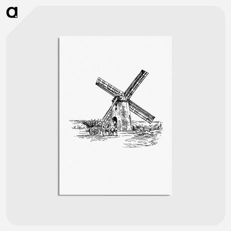 アートポストカード-Sugar Mill, Barbadoes
 - 大英図書館 Postcard.