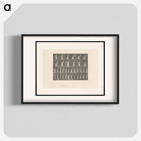 アートポスター-Woman Raking Hay
 - エドワード マイブリッジ Poster.