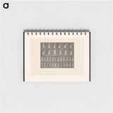 アートメモ帳-Woman Raking Hay
 - エドワード マイブリッジ Memo.