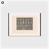 アートポストカード-Woman Raking Hay
 - エドワード マイブリッジ Postcard.