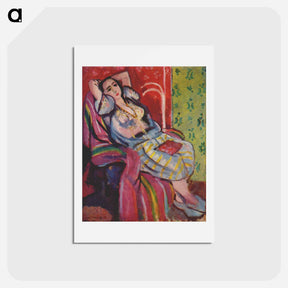 アートポストカード-Odalisque - アンリ マティス Postcard.