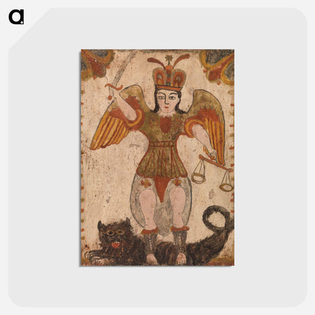 アートポストカード-Archangel Saint Michael
 - バーンズ・コレクション Postcard.