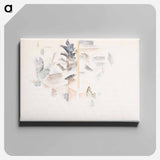 アートパネル-Bermuda: Trees and Architecture
 - バーンズ・コレクション Canvas.