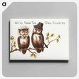 アートパネル-We're from the owl country
 - ボストン公共図書館 Canvas.