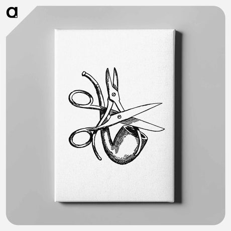 アートパネル-Scissors and Pipe
 - 大英図書館 Canvas.