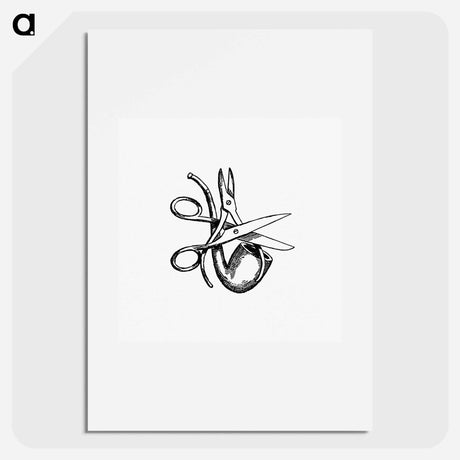 アートポスター-Scissors and Pipe
 - 大英図書館 Poster.