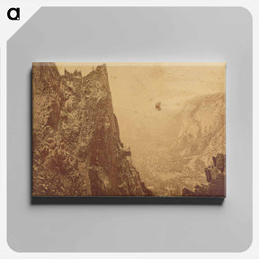 アートパネル-Valley of the Yosemite, from Union Point
 - エドワード マイブリッジ Canvas.