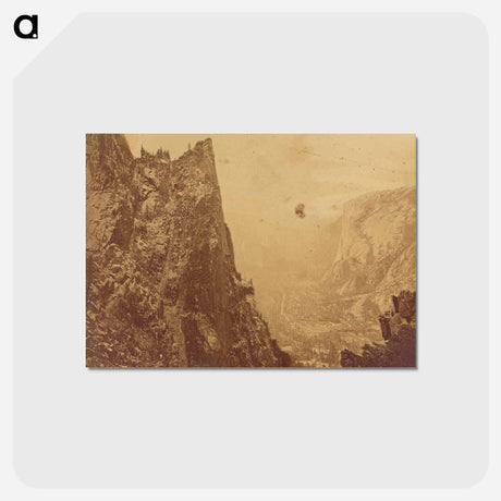 アートポストカード-Valley of the Yosemite, from Union Point
 - エドワード マイブリッジ Postcard.