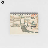Boating parties on the Sumida River - 葛飾 北斎 Memo.