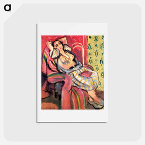 アートポストカード-Odalisque - アンリ マティス Postcard.