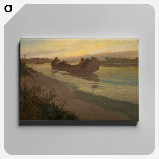 アートパネル-Marquette and Joliet on the Mississippi
 - セントルイス美術館 Canvas.