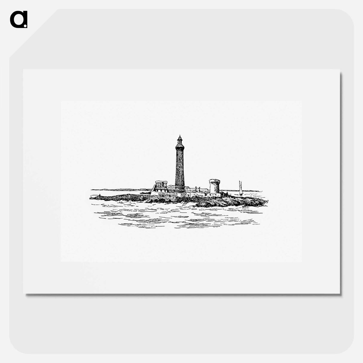 アートポスター-Lighthouse in Marseille, from The Rivers of France
 - 大英図書館 Poster.