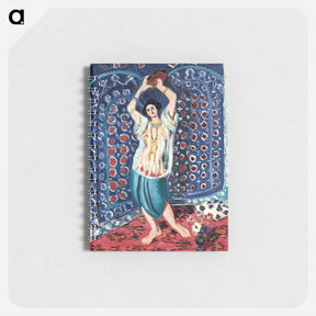 アートメモ帳-Odalisque Au Tambourin Harmonie En Bleu - アンリ マティス Memo.