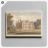 アートパネル-South East View of Bourn Hall, Cambridgeshire, the Seat of the Right Hon'ble Earl DeLawarr
 - イェール大学アートギャラリー Canvas.