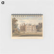 アートメモ帳-South East View of Bourn Hall, Cambridgeshire, the Seat of the Right Hon'ble Earl DeLawarr
 - イェール大学アートギャラリー Memo.