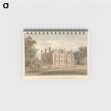 アートメモ帳-South East View of Bourn Hall, Cambridgeshire, the Seat of the Right Hon'ble Earl DeLawarr
 - イェール大学アートギャラリー Memo.