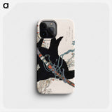 Hokusai's A comparison of Genroku poems and shells - Katsushika Hokusai Phone Case.