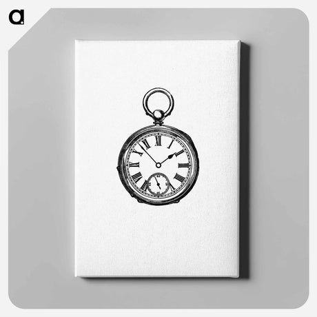 アートパネル-Railway Timepiece
 - 大英図書館 Canvas.