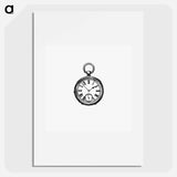アートポスター-Railway Timepiece
 - 大英図書館 Poster.