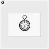 アートポストカード-Railway Timepiece
 - 大英図書館 Postcard.
