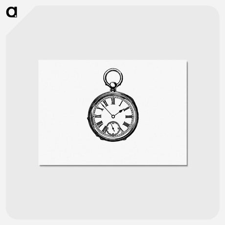 アートポストカード-Railway Timepiece
 - 大英図書館 Postcard.